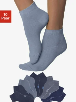 Lot de 10 socquettes dans différentes gammes de couleurs