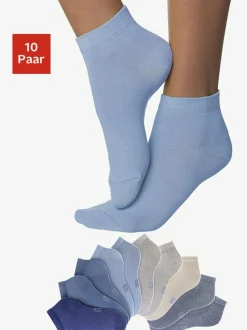 Lot de 10 socquettes dans différentes gammes de couleurs