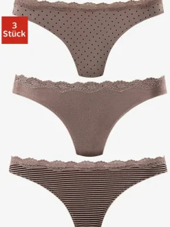 Lot de 3 strings lascana