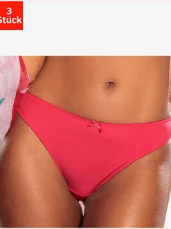 Lot de 3 strings petite fleur
