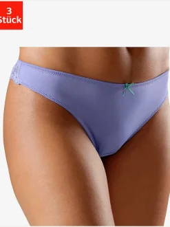 Lot de 3 strings petite fleur