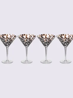 Lot de verres motif tendance