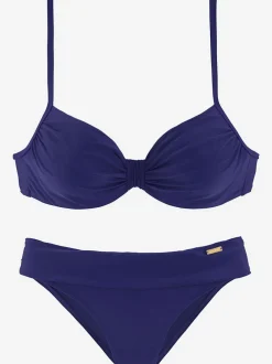 Maillot de bain à armatures avec fronces et bretelles réglables