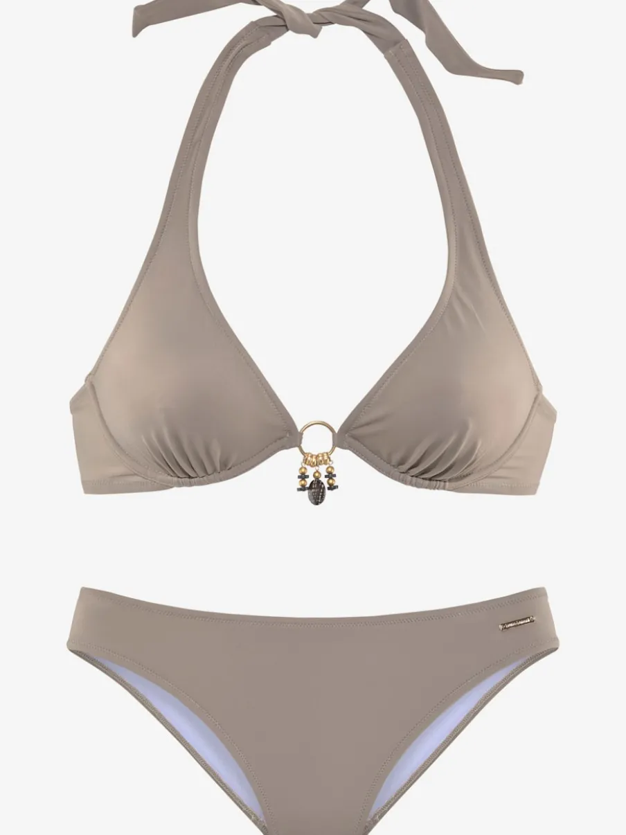 Maillot de bain à armatures avec tour de cou
