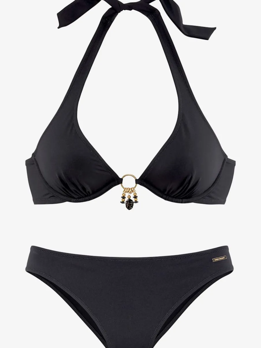 Maillot de bain à armatures avec tour de cou