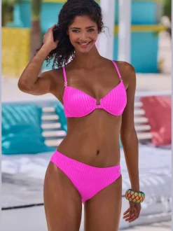 Maillot de bain à armatures avec bonnets amovibles et bretelles réglables