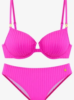 Maillot de bain à armatures avec bonnets amovibles et bretelles réglables