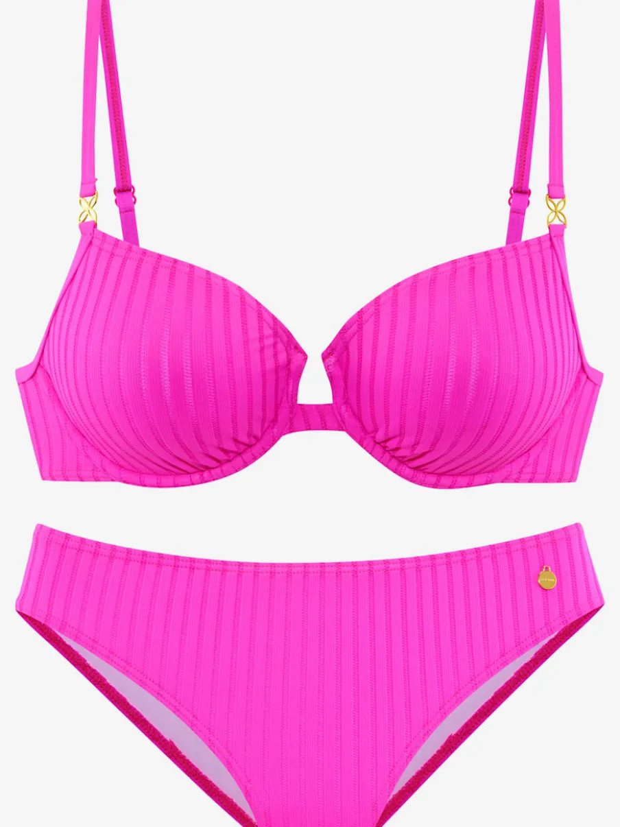 Maillot de bain à armatures avec bonnets amovibles et bretelles réglables