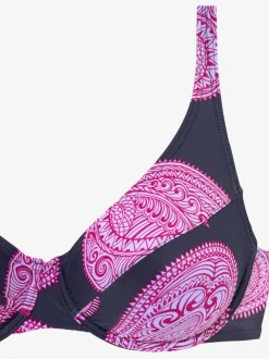 Maillot de bain à armatures avec bretelles réglables et largeurs côtés