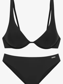 Maillot de bain à armatures avec bonnets amovibles réglables