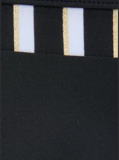 Maillot de bain à armatures avec rayures et bretelles ajustables