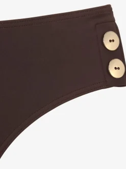Maillot de bain à armatures avec bretelles réglables et ceinture haute.