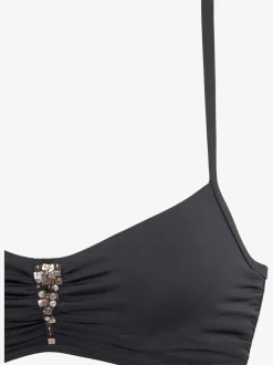Maillot de bain à armatures avec paillettes et bretelles réglables