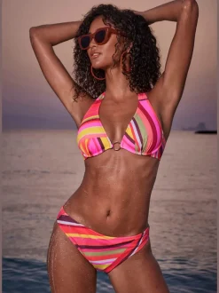 Maillot de bain à armatures avec motif graphique dynamique