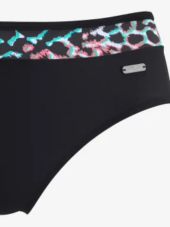 Maillot de bain à armatures imprimé animal avec empiècements