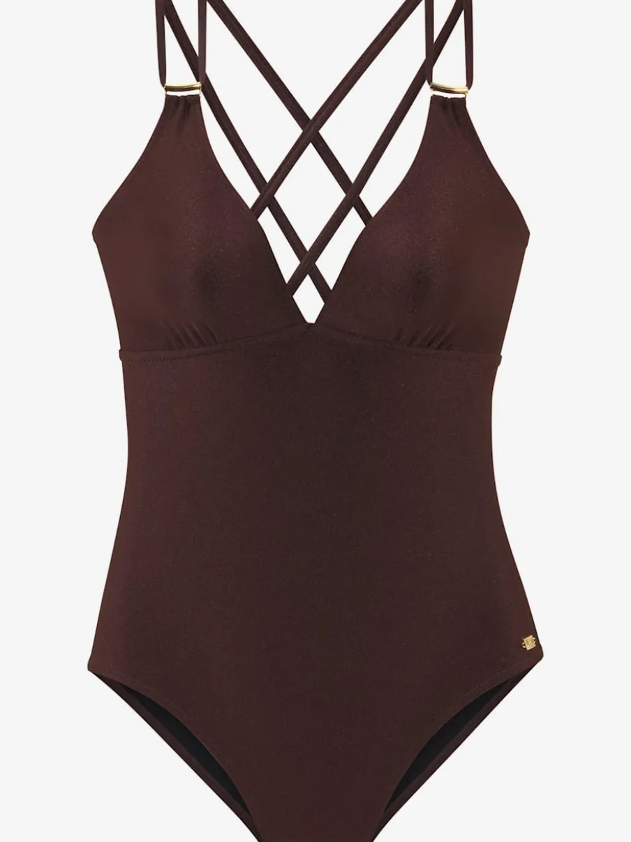 Maillot de bain avec bonnets amovibles et bretelles réglables