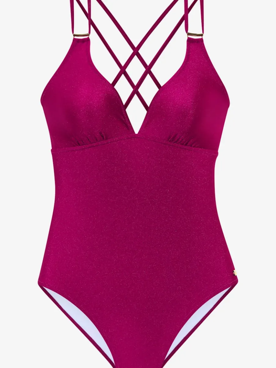 Maillot de bain avec bonnets amovibles et bretelles réglables