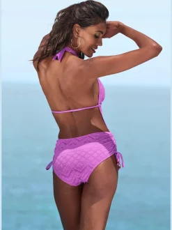 Maillot de bain avec bonnets amovibles et liens réglables