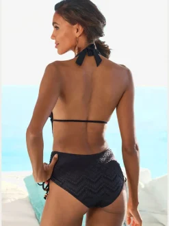 Maillot de bain avec bonnets amovibles et liens réglables