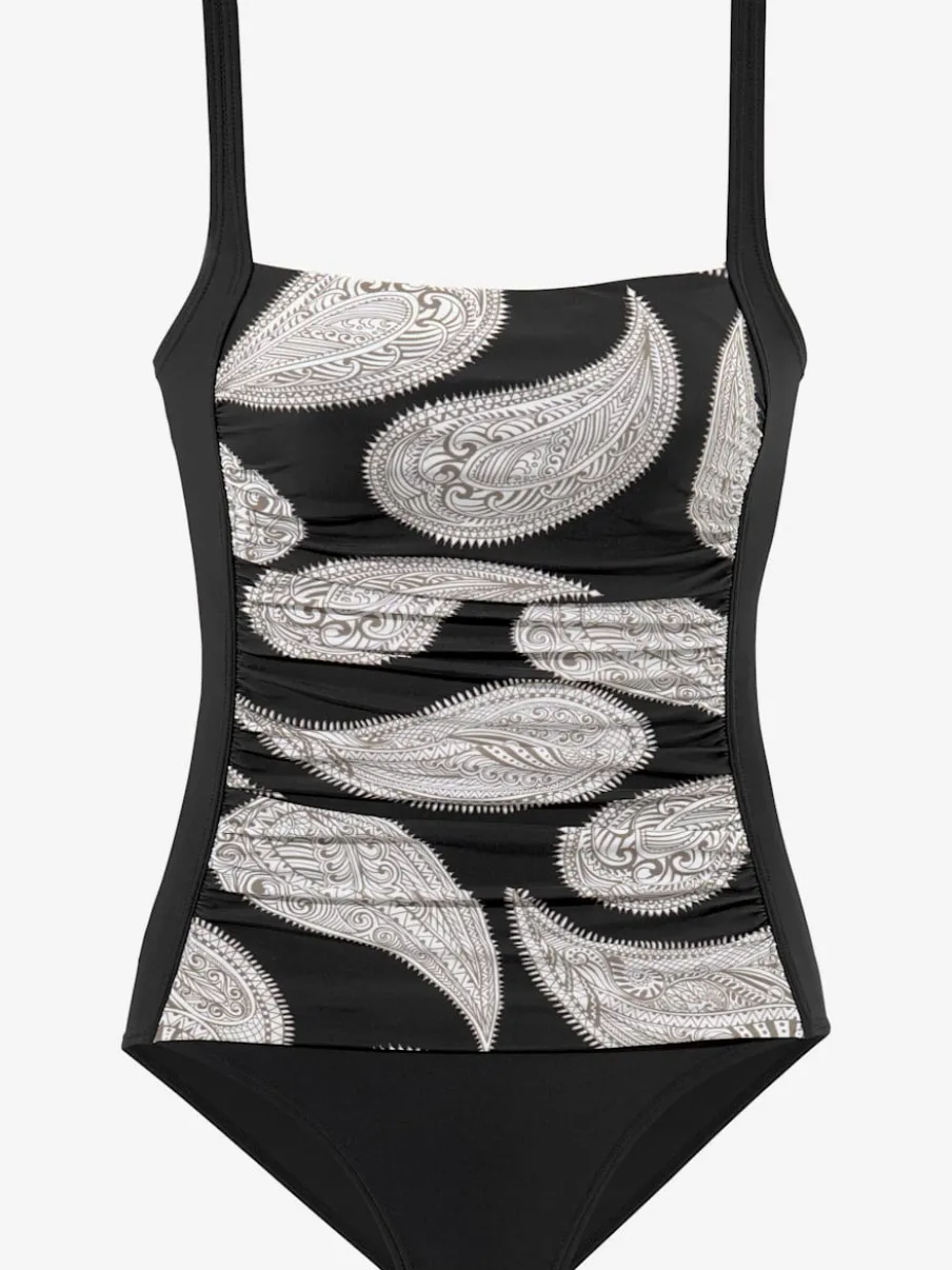 Maillot de bain avec bonnets rembourrés et motif floral