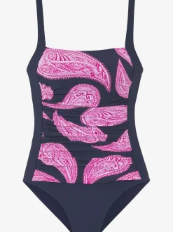 Maillot de bain avec bonnets rembourrés et motif floral