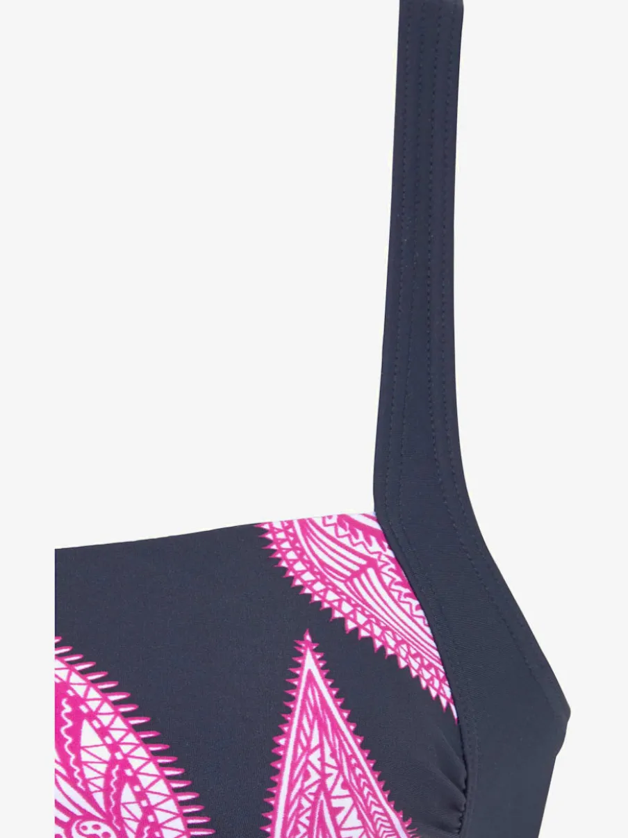 Maillot de bain avec bonnets rembourrés et motif floral