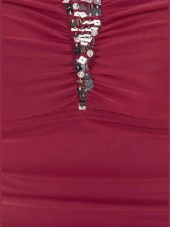 Maillot de bain avec bonnets rembourrés et paillettes