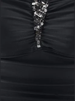 Maillot de bain avec bonnets rembourrés et paillettes