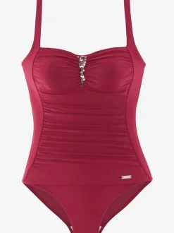 Maillot de bain avec bonnets rembourrés et paillettes