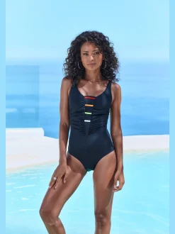 Maillot de bain avec bretelles réglables et bonnets intégrés