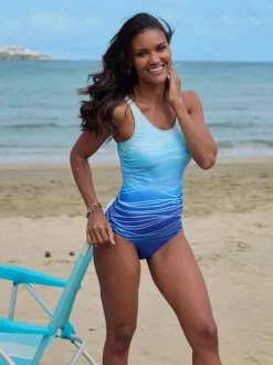 Maillot de bain avec bretelles réglables et bonnets confortables