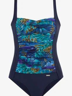 Maillot de bain avec bretelles réglables et motifs jungle