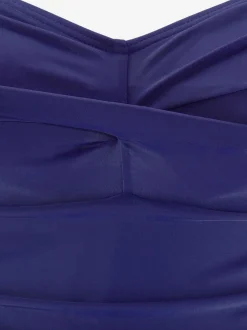 Maillot de bain avec bretelles réglables et fronces raffinées