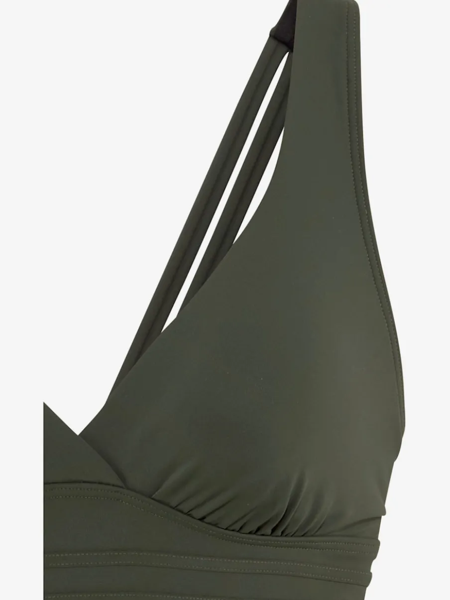 Maillot de bain avec bretelles croisées et bonnets intégrés