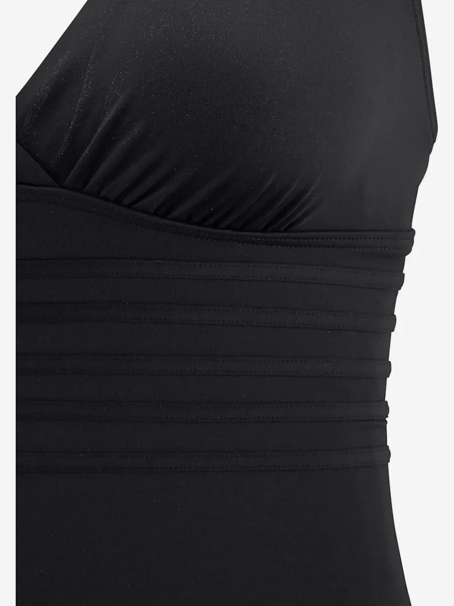 Maillot de bain avec bretelles croisées et bonnets intégrés