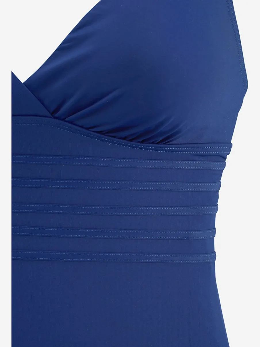 Maillot de bain avec bretelles croisées et bonnets intégrés
