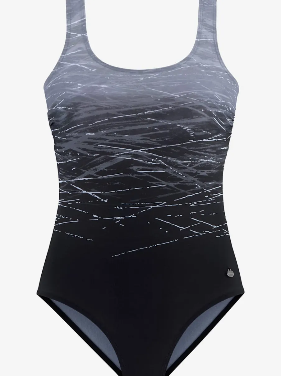 Maillot de bain avec dos croisé et bonnets intégrés