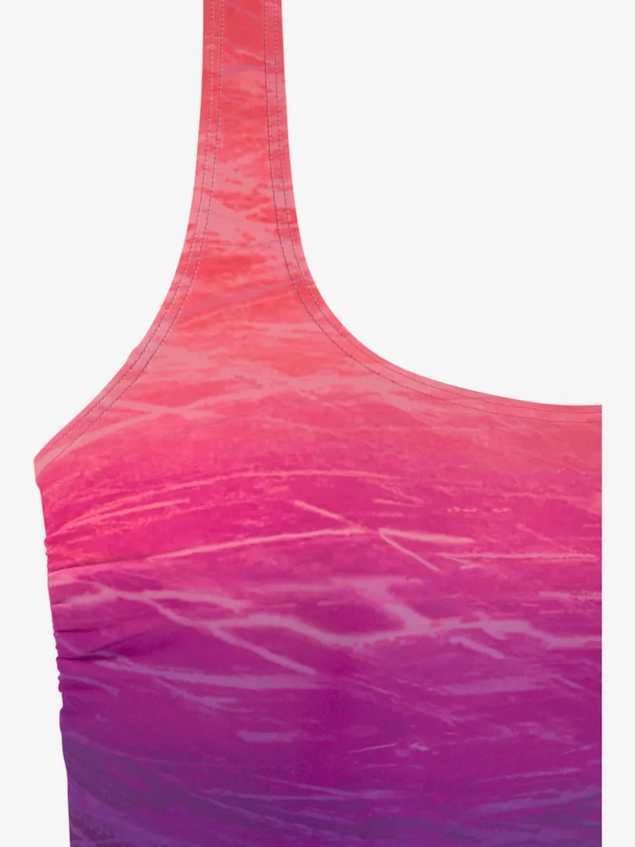 Maillot de bain avec dos croisé et bonnets intégrés