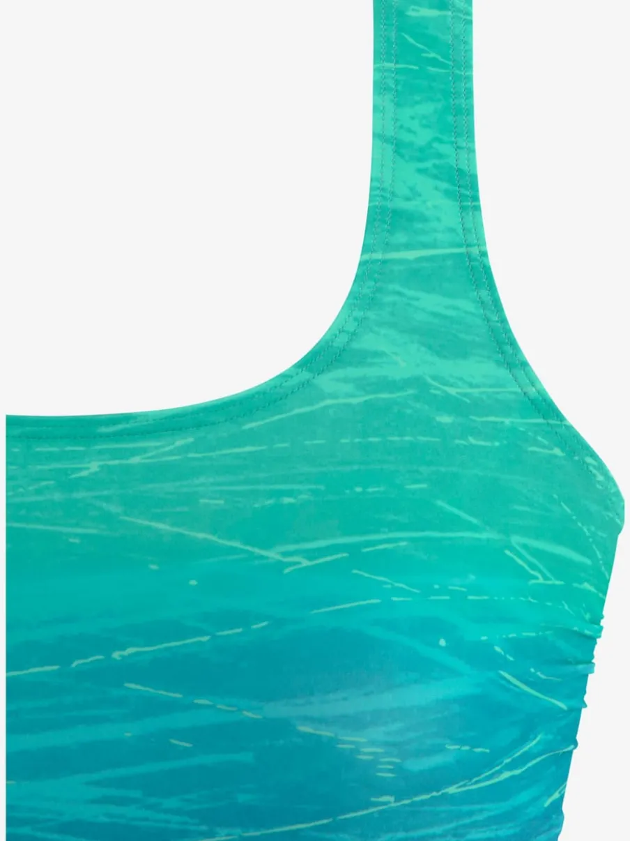 Maillot de bain avec dos croisé et bonnets intégrés