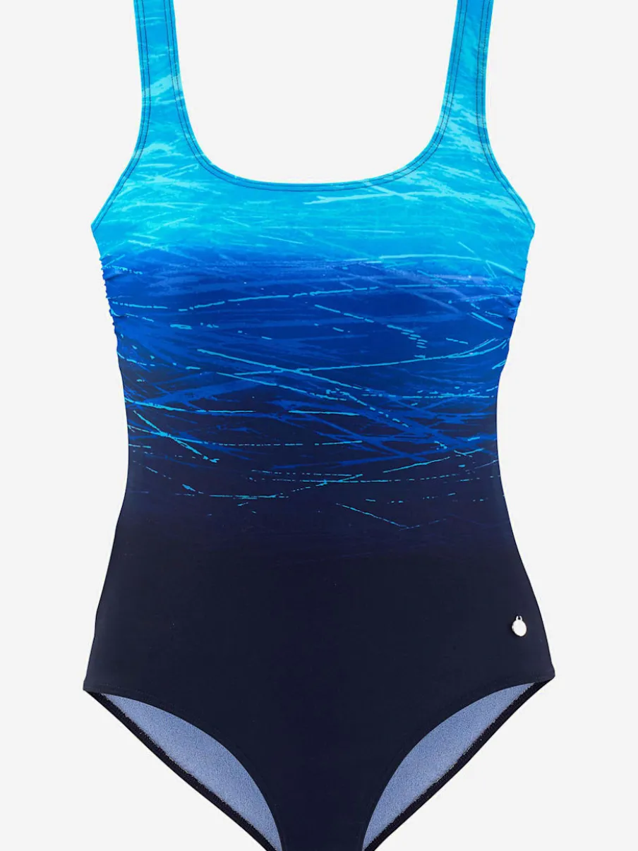 Maillot de bain avec dos croisé et bonnets intégrés