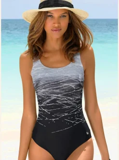 Maillot de bain avec dos croisé et bonnets intégrés