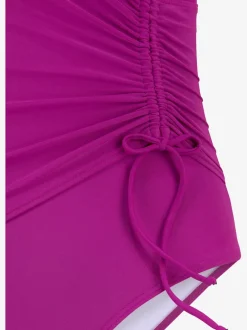 Maillot de bain avec effet cache-cœur et bretelles réglables