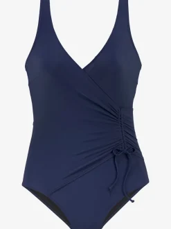 Maillot de bain avec effet cache-cœur et bretelles réglables