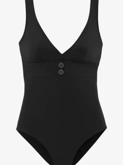 Maillot de bain avec encolure en V et bretelles réglables