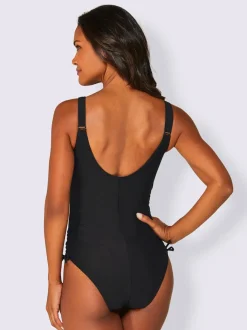 Maillot de bain avec motifs animaliers et échancrures ajustables