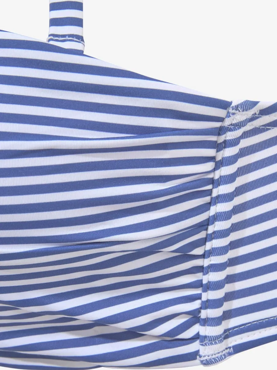 Maillot de bain bandeau à armatures rayé marin confortable