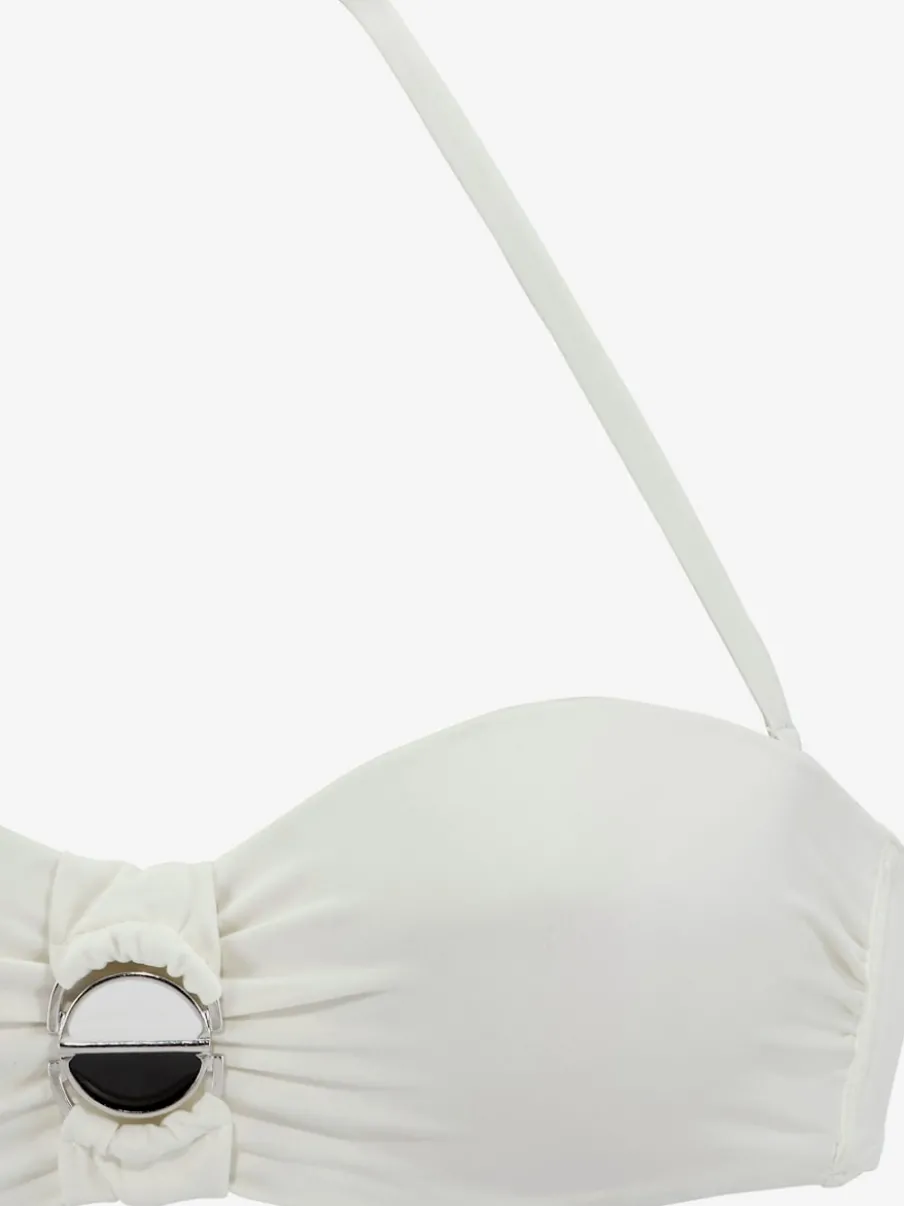 Maillot de bain bandeau à armatures avec bonnets rembourrés