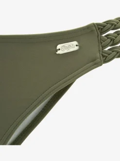 Maillot de bain bandeau à armatures avec détails tressés et bretelles amovibles