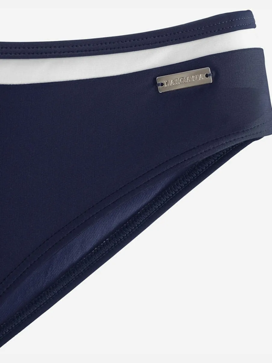 Maillot de bain bandeau à armatures style marin moderne