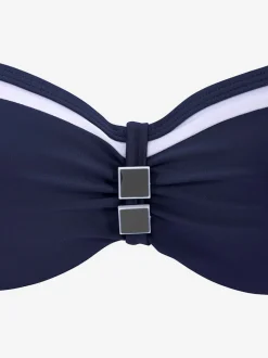 Maillot de bain bandeau à armatures style marin moderne